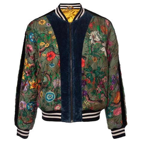 gucci jacket bomber snake|Gucci Flora Snake.